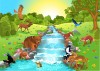 Animals Drinking Water 30 pieces